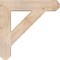 Ekena Millwork Traditional Craftsman Smooth Bracket, Douglas Fir, 3 1/2"W x 20"D x 20"H BKT04X20X20TRA04SDF - alternate 4